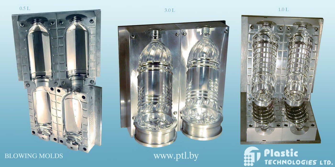 The first molds made by Plastic Technologies (PTL archive, year 2002)